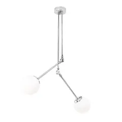 Aydinlatmadunyam Avize ChromeWhite Cambaz-3451