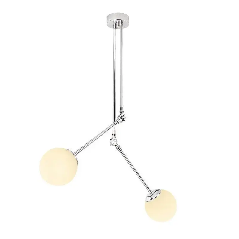Aydinlatmadunyam Avize ChromeWhite Cambaz-3451