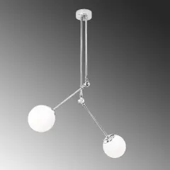 Aydinlatmadunyam Avize ChromeWhite Cambaz-3451