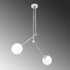 Aydinlatmadunyam Avize ChromeWhite Cambaz-3451