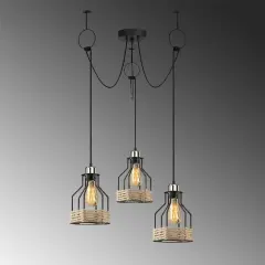 Aydinlatmadunyam Sarkit Black Fiko-6556