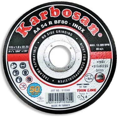 Karbosan Nk Metal Kesme 115 X 3.0 X 22 Mm