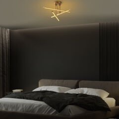 Aydinlatmadunyam Plafonyer Gold Ledflower-13650