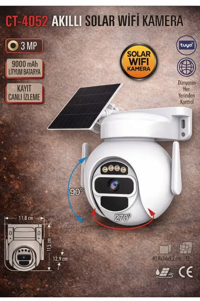 Cata CT-4052 Solar Dis Mekan Kamera