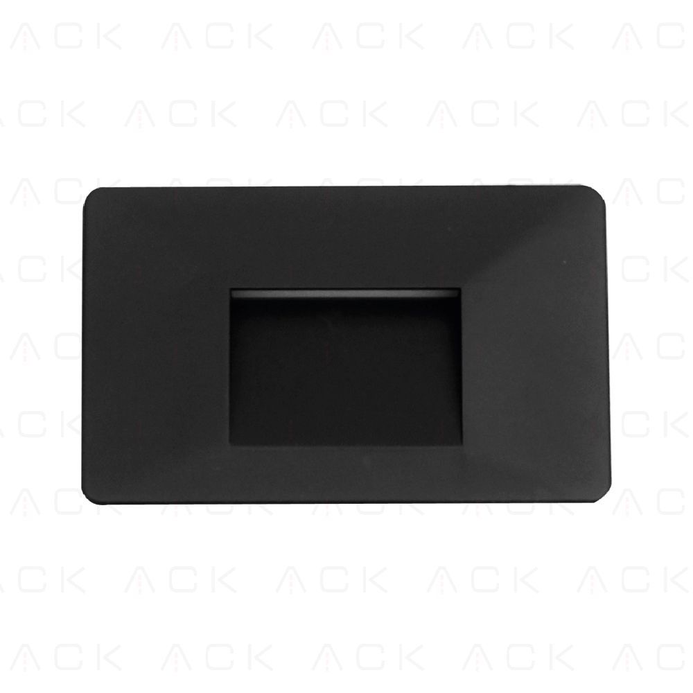 Ack Led Duvar Apligi Siyah Govde 3W 3000K (Wl2F Black Body)