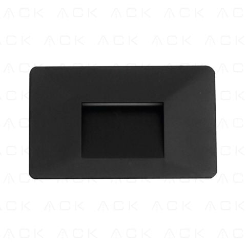 Ack Led Duvar Apligi Siyah Govde 3W 3000K (Wl2F Black Body)