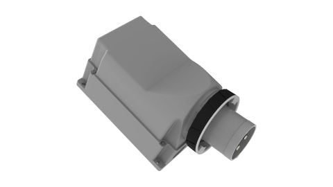 Bemis  4/160A. 90° Eğik Duvar Fişi IP67 BC1-8504-7236