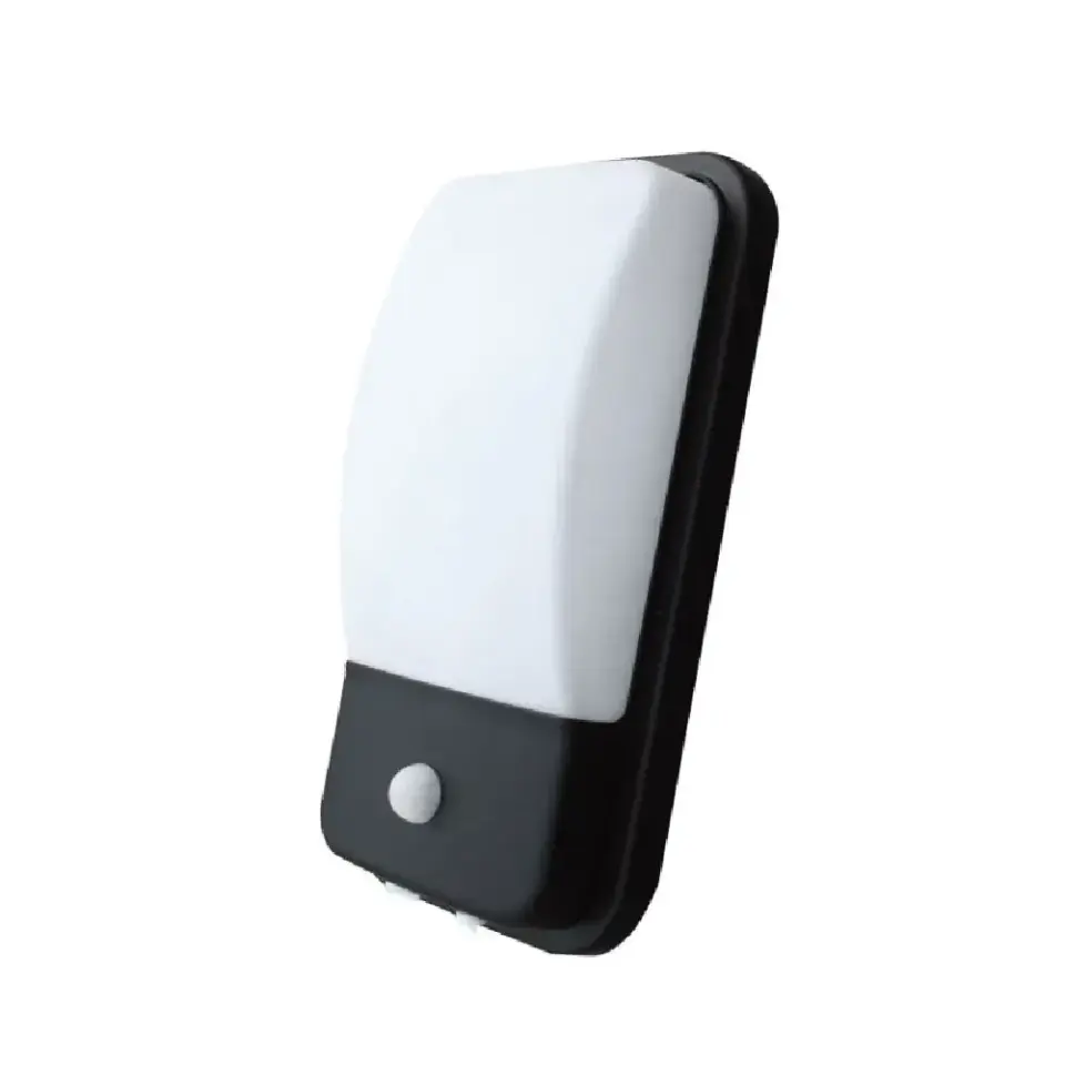 Ack 20W Sensörlü Led Duvar Apligi Siyah 3000K Ip44