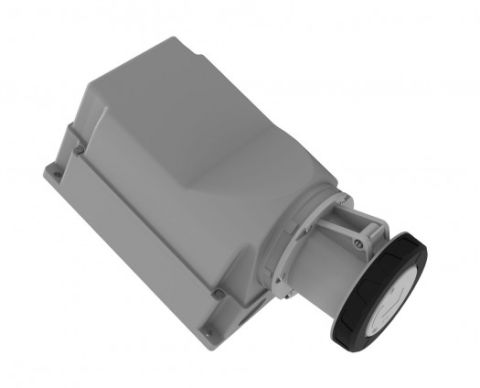 Bemis  4/160A. 90° Eğik Duvar Prizi IP67 BC1-8504-7535