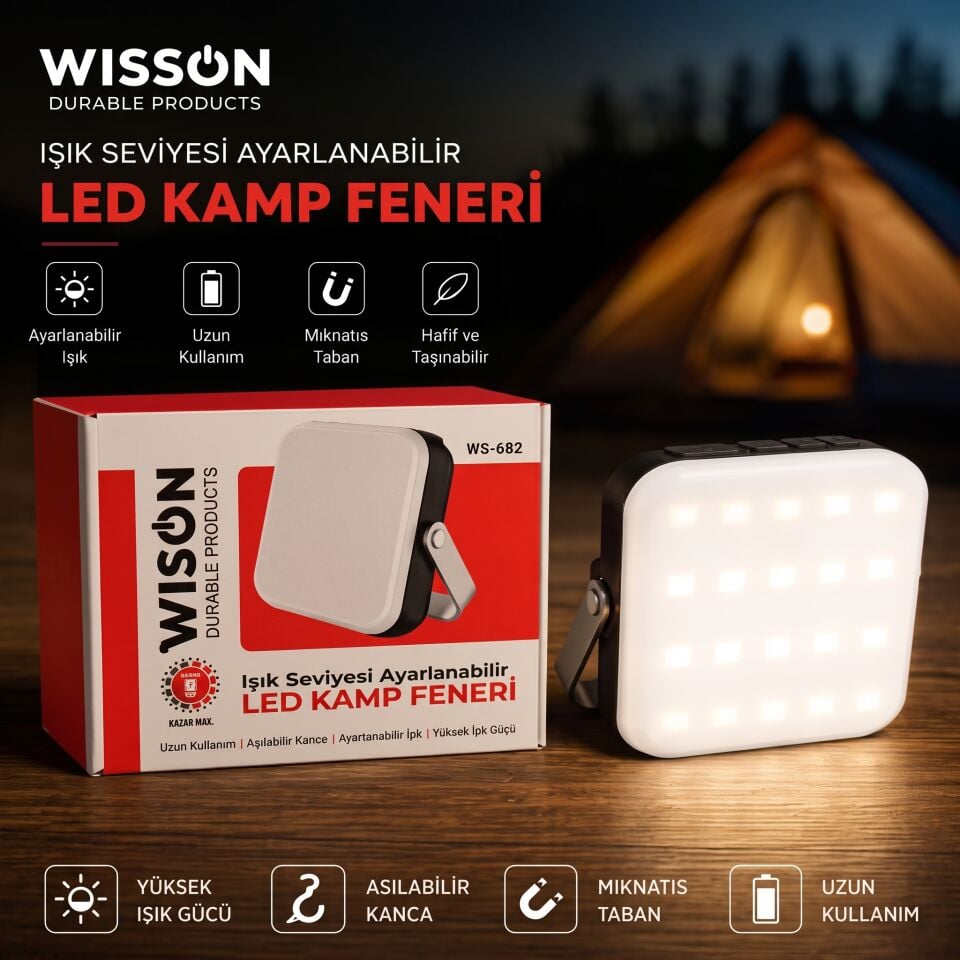 Wison Ws-682 Led Kamp Feneri