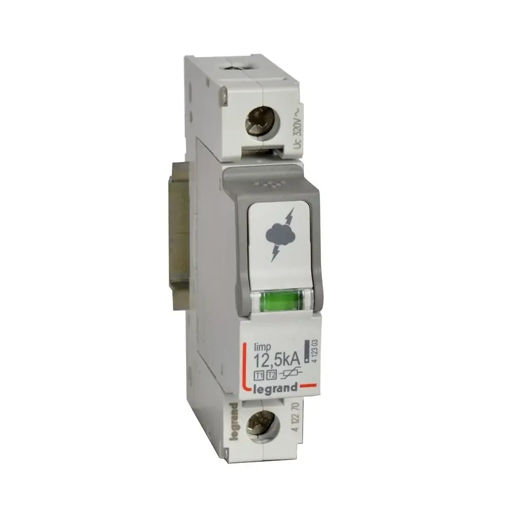 Legrand  Ana dağıtım panosu için parafudr Tip1 - Tip 2 veya B + C tipi 1 kutup Up:1.5kV  LEG-412270
