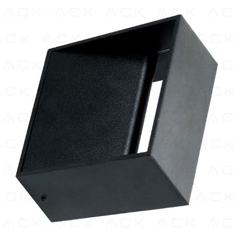 Ack Avva 8W Siyah 3000K Led Duvar Apligi
