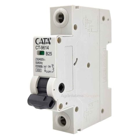 Cata 1X25 Amper W Otomat Monofaze Sigorta Ct-9614
