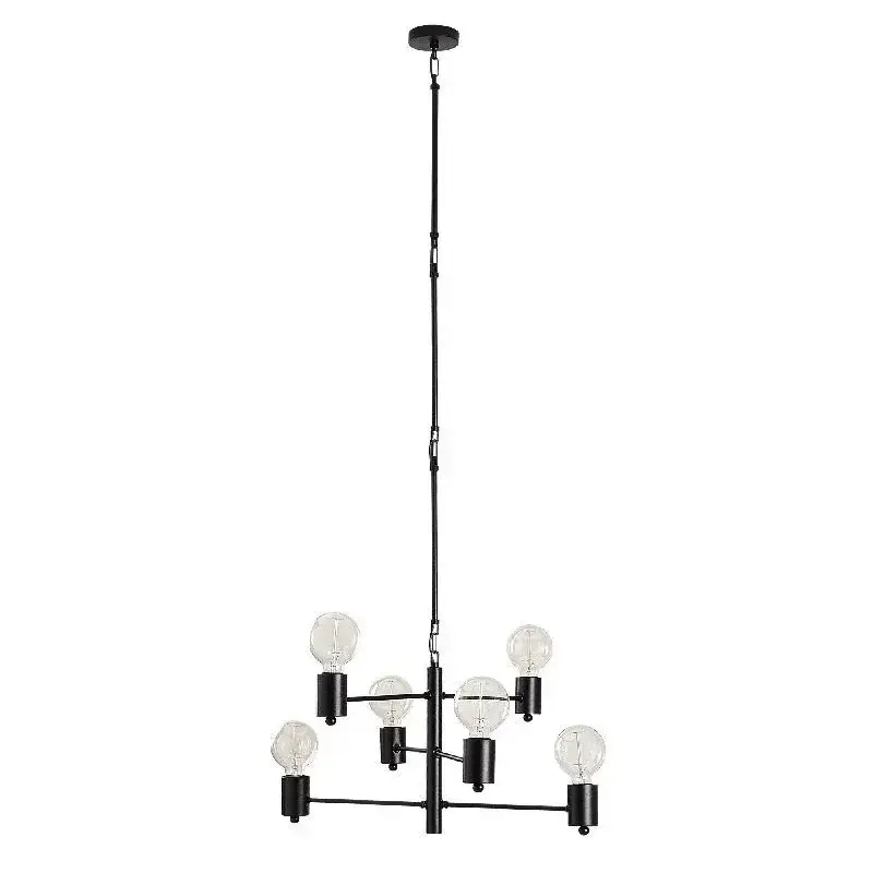 Aydinlatmadunyam Avize Black Hexa-6936