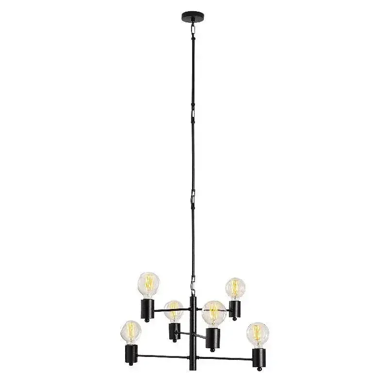 Aydinlatmadunyam Avize Black Hexa-6936