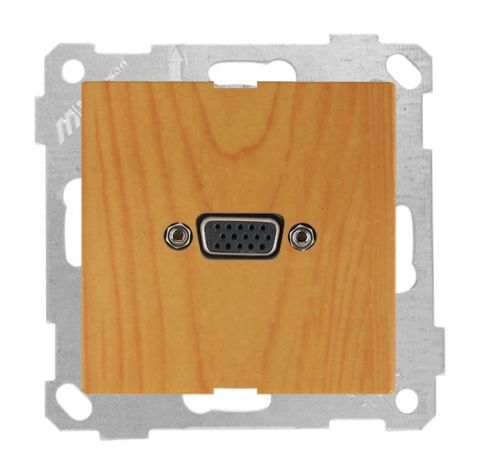 Mutlusan Mek+Tuş Vga Prizi Meşe - 2100 460 0158