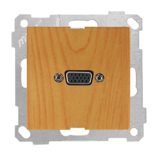 Mutlusan Mek+Tuş Vga Prizi Meşe - 2100 460 0158
