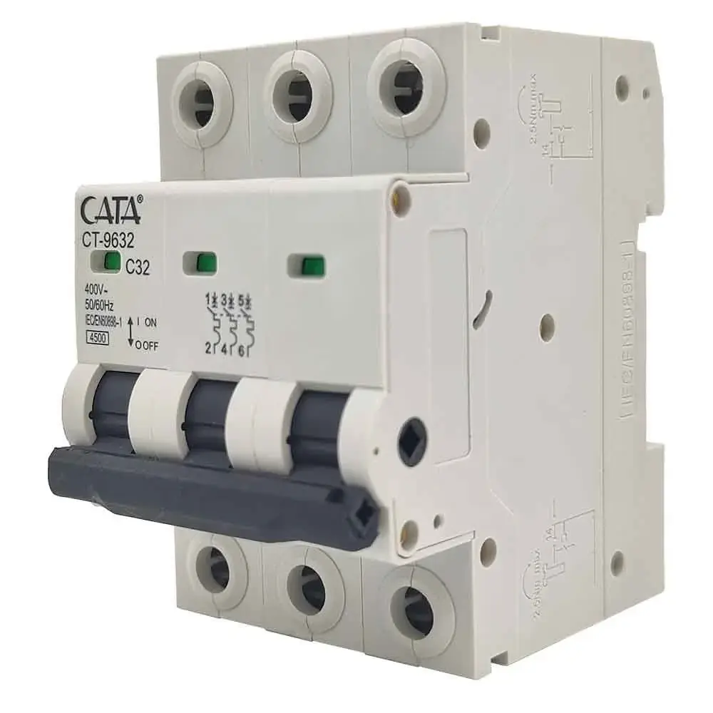 Cata 3X32 Amper K Otomat Trifaze Sigorta Ct-9632