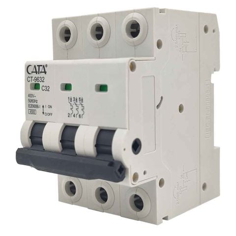 Cata 3X32 Amper K Otomat Trifaze Sigorta Ct-9632
