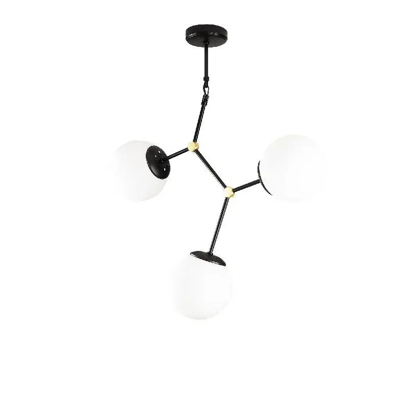 Aydinlatmadunyam Avize BlackWhite Damar-6316