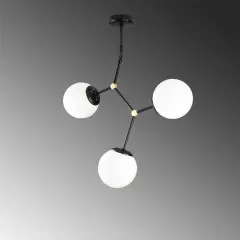 Aydinlatmadunyam Avize BlackWhite Damar-6316