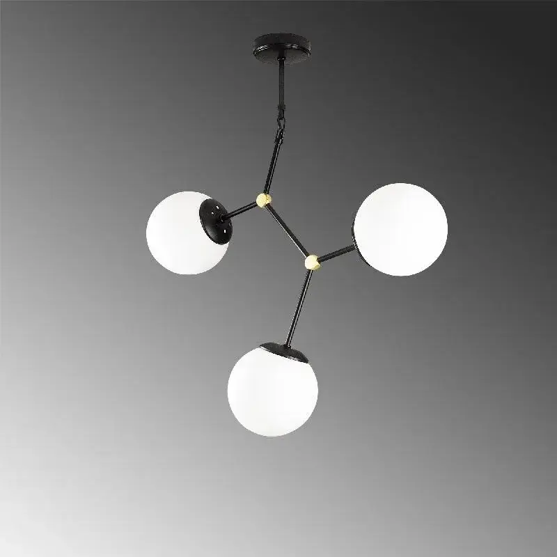 Aydinlatmadunyam Avize BlackWhite Damar-6316