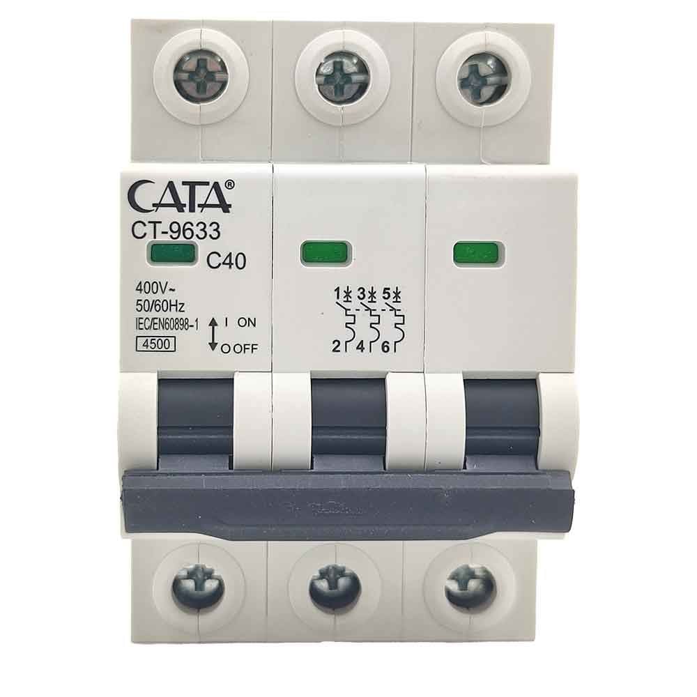 Cata 3X40 Amper K Otomat Trifaze Sigorta Ct-9633