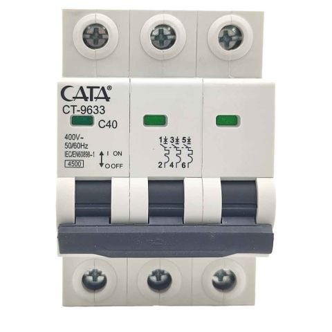 Cata 3X40 Amper K Otomat Trifaze Sigorta Ct-9633