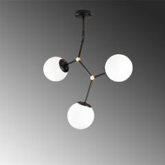 Aydinlatmadunyam Avize BlackWhite Damar-6316