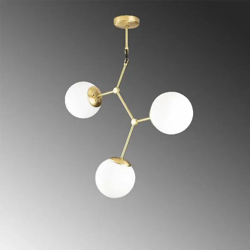 Aydinlatmadunyam Avize YellowWhite Damar-6317