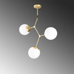 Aydinlatmadunyam Avize YellowWhite Damar-6317