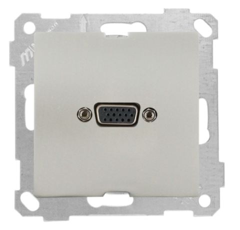 Mutlusan Mek+Tuş Vga Prizi Titanyum - 2100 460 0183
