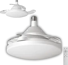 Cata Ct-1156 Dolunay Fan Led Ampul  Hayalet Pervaneli Beyaz