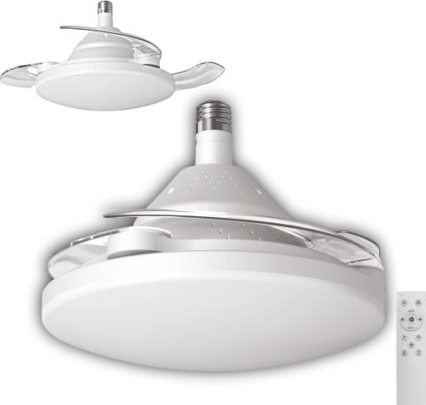 Cata Ct-1156 Dolunay Fan Led Ampul  Hayalet Pervaneli Beyaz