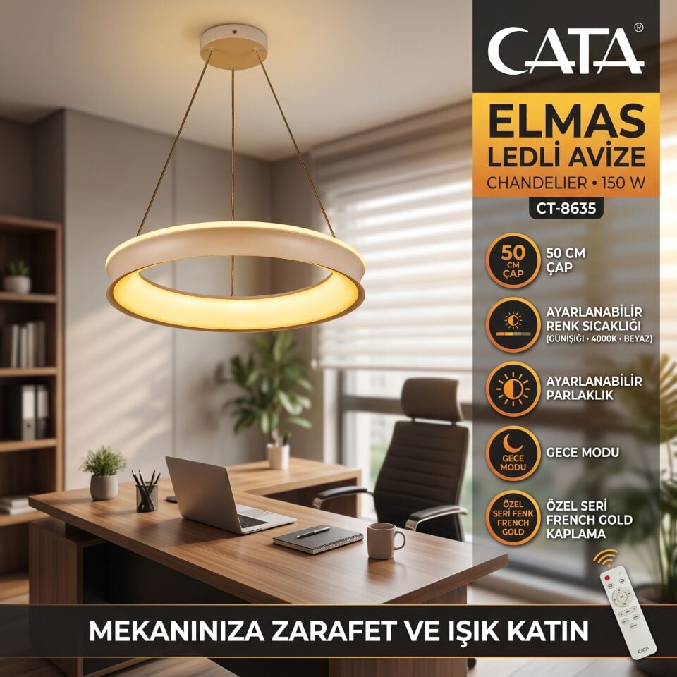 CATA CT-8635 Elmas Ledli Avize
