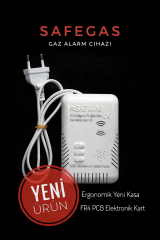 SAFEGAS SG-03 Gaz Alarm Cihazı (GAZMER VE CE ONAYLIDIR)