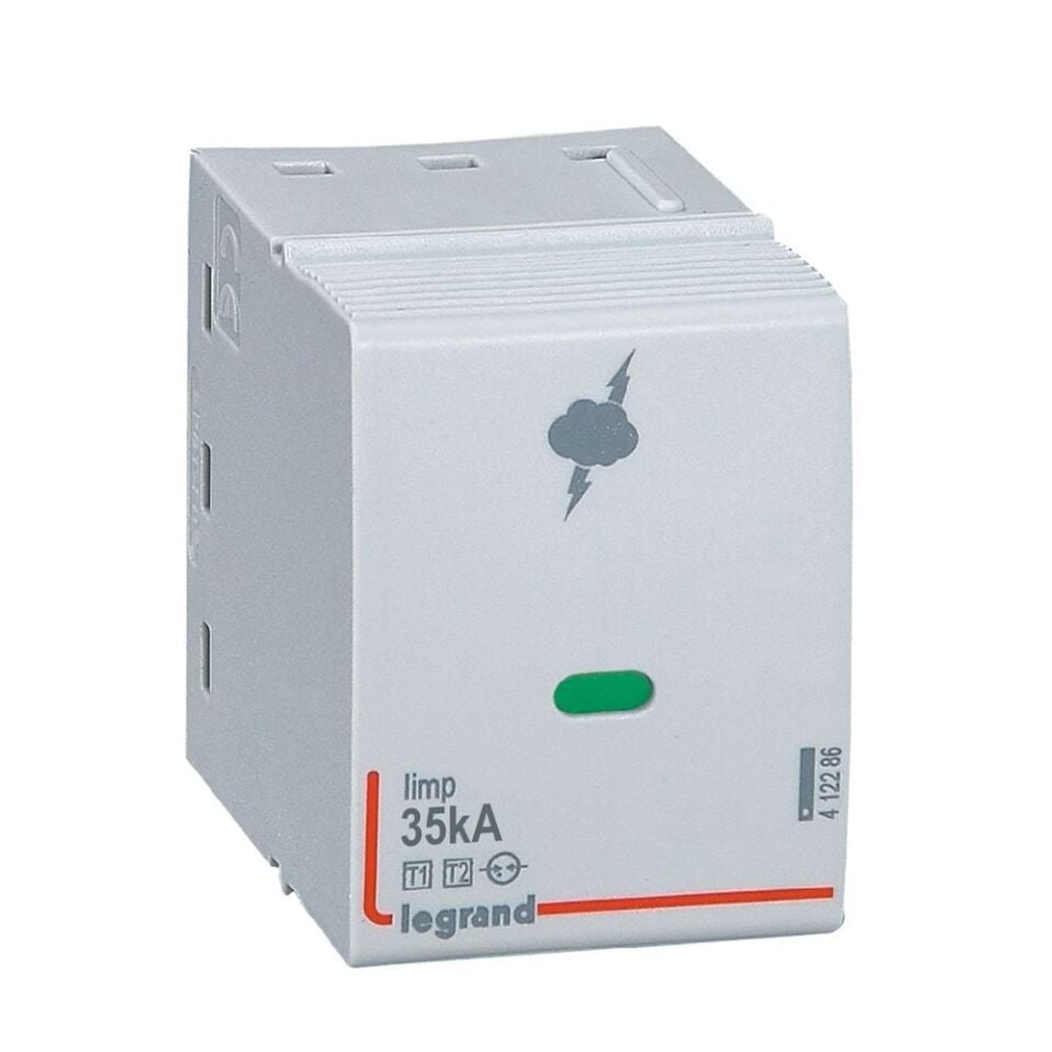 Legrand  Parafudrlar için yedek modül Parafudr Tip 1 - 35 kA Ref. 4 122 80 LEG-412286