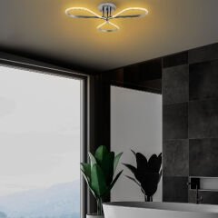 Aydinlatmadunyam Plafonyer Chrome Damla-13544