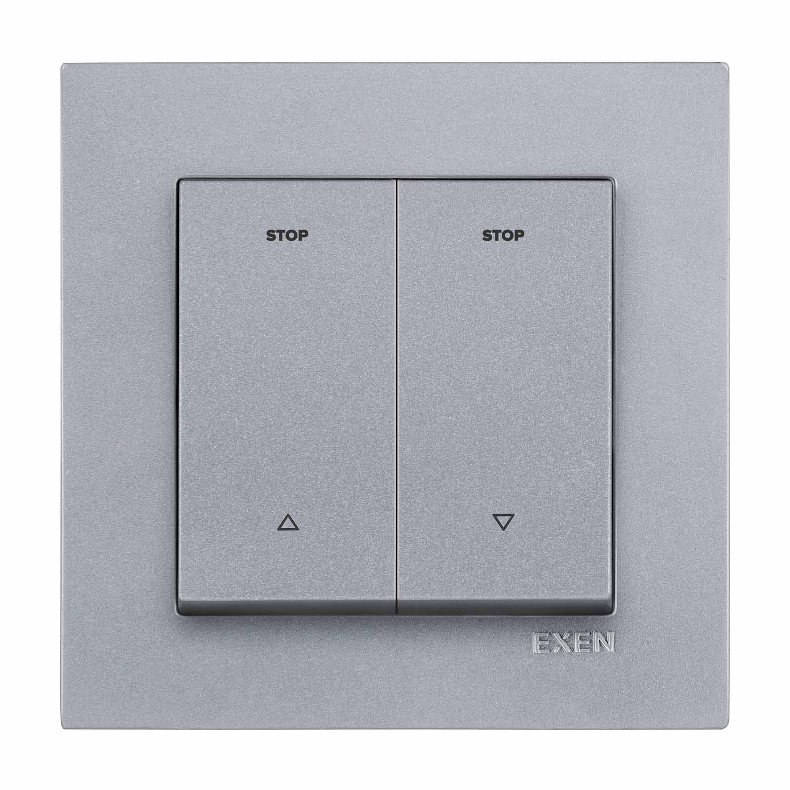 Exen Karell Gümüs Yaysiz Jaluzi Komple Takim