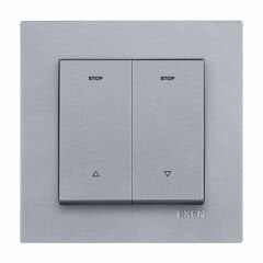 Exen Karell Gümüs Yaysiz Jaluzi Komple Takim