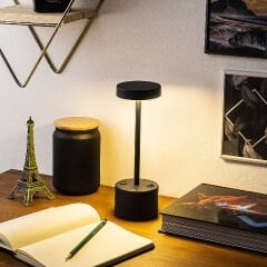 Aydinlatmadunyam Masa Lambasi Black Keyf-13390