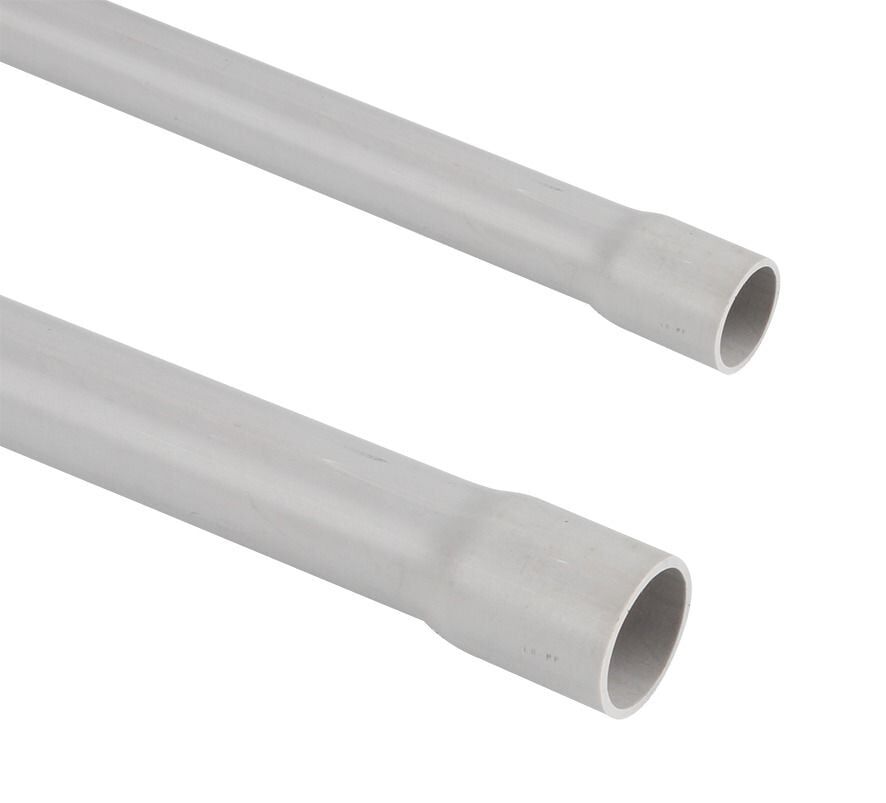 Mutlusan Ø32 Pvc Alev Yaymayan Boru Muflu 3M  - 001 045 110032 30 17