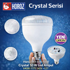 Horoz 001-016-1050 Crystal 50 W Led Ampul 6400K 175-265V E27