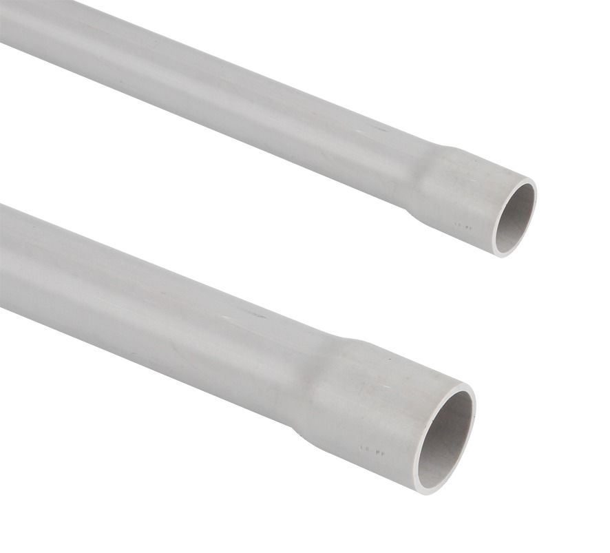 Mutlusan Ø40 Pvc Alev Yaymayan Boru Muflu 3M  - 001 045 110040 30 17