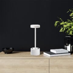 Aydinlatmadunyam Masa Lambasi White Keyf-13392