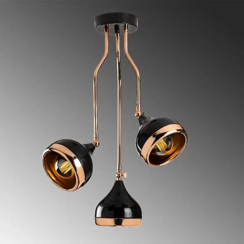Aydinlatmadunyam Avize BlackCopper Yildo-M-6891