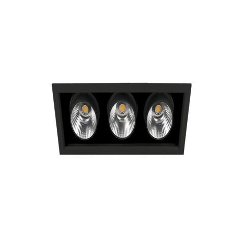 Goya Gy 3073 Siyah Kasa 3X36W 35° 6500K Sıva Altı Cob Led Armatür