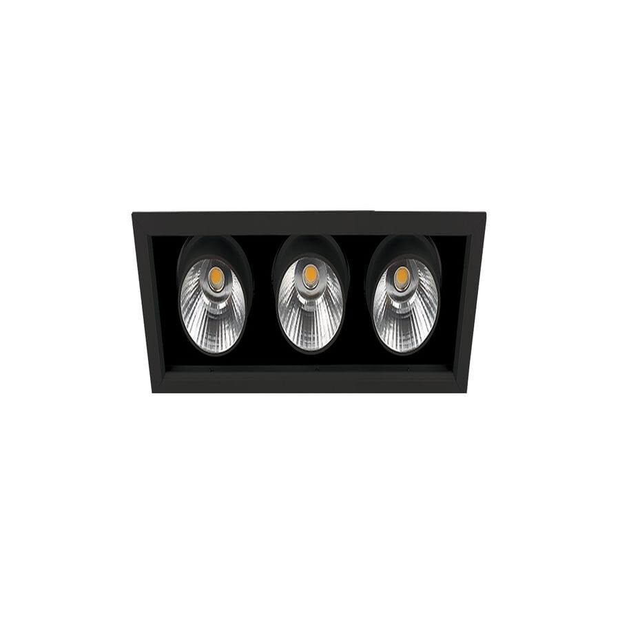 Goya Gy 3073 Siyah Kasa 3X36W 35° 6500K Sıva Altı Cob Led Armatür