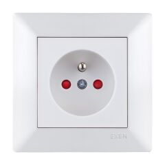 Exen Odak Beyaz Çocuk Korumali Ups Priz Komple Takim