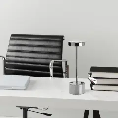 Aydinlatmadunyam Masa Lambasi Chrome Keyf-13394